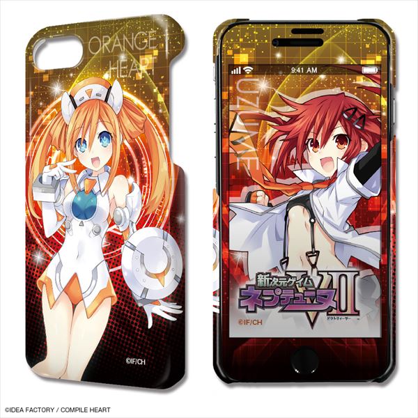 『新次元ゲイム ネプテューヌVII』デザジャケット iPhone SE(第2世代)/8/7/6/6sケース&保護シート デザイン05(天王星うずめ)